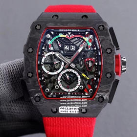 RichardMille理查德•米勒  (腕表型号: RM50-03，迈凯轮)艺术提升了全新层次，碳纤维壳套  美的纹路  的做工！🔱搭载大日历 多功能全自动机械机芯