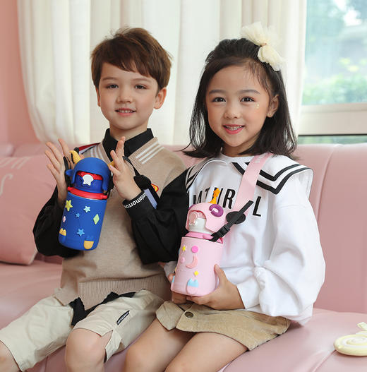 熊本士2021潮品星座双用两用保温杯316不锈钢300ML 商品图1