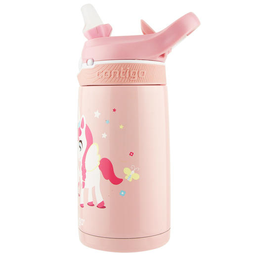 悠享每刻锁扣儿童保温吸管杯  女孩与小马400ml 商品图1