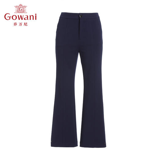 【两色可选】乔万尼早春新款休闲裤直筒微喇显瘦弹力长裤EI3F141 商品图4