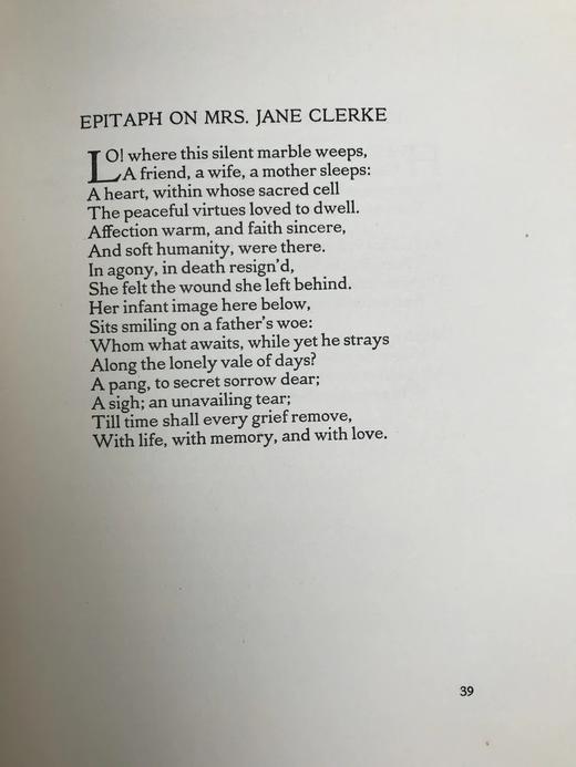 托马斯·格雷诗集 硬纸面手工纸精装16开 商品图7