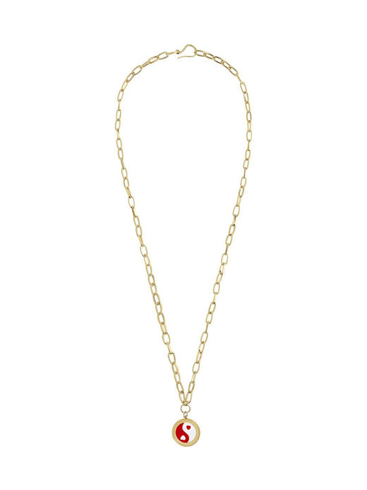 北京仓丨Wilhelmina Garcia-Yinyang-太极 项链（红色）［西班牙设计师］ 商品图2