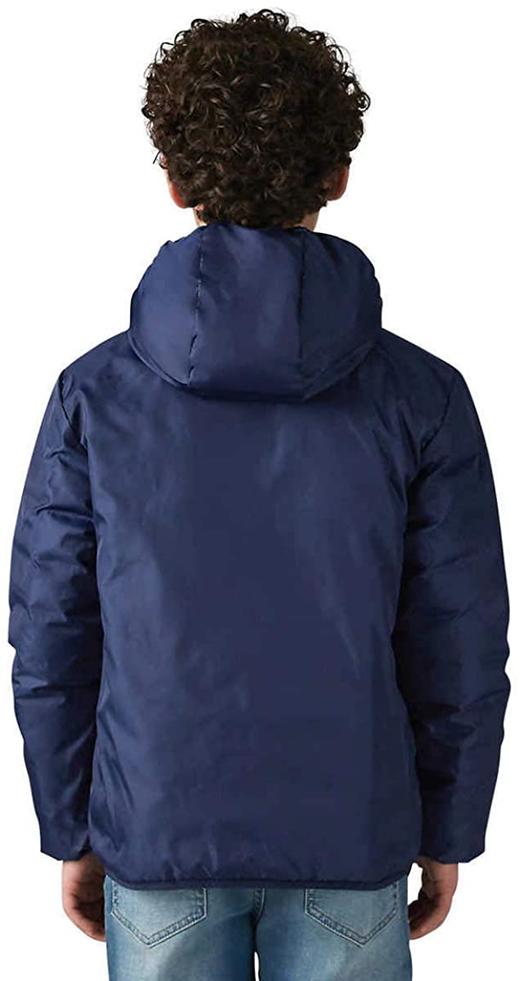 EB童装 双面穿 大童青少年渐变色75%鸭绒 连帽羽绒服 Z-7682 商品图5