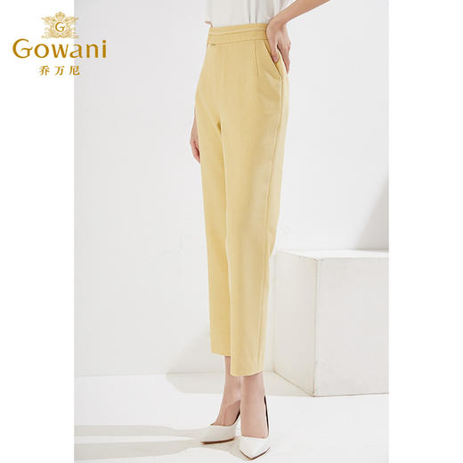 乔万尼休闲裤套装垂坠感显瘦春季西装长裤EI3F149 商品图2