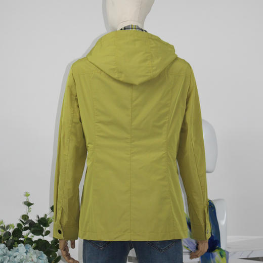 FOCALS福柯斯春秋新款休闲拉链撞色拼接短款外套风衣F21AF052YG 商品图2