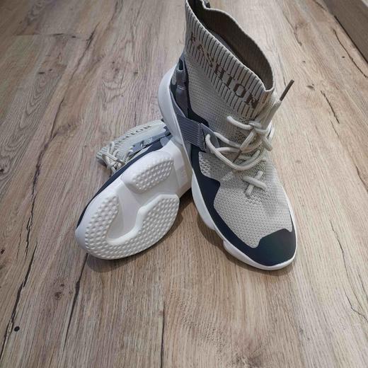 lfgj jeans BD215 飞织短靴弹力高帮鞋 商品图2