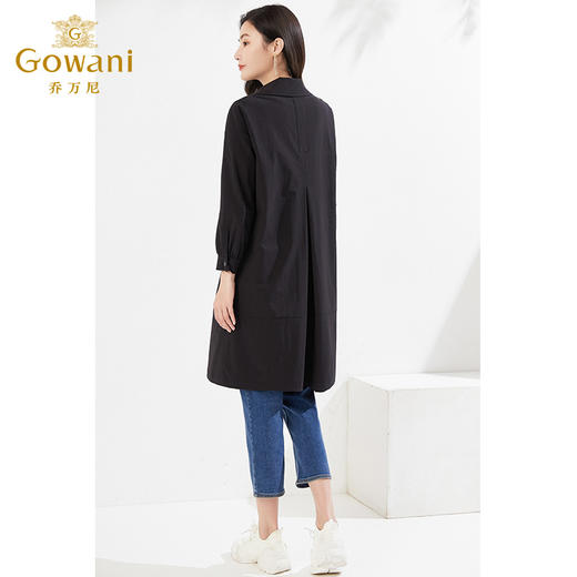 【两色可选】乔万尼风衣早春新款中长款外套显瘦百搭EI3A171 商品图3