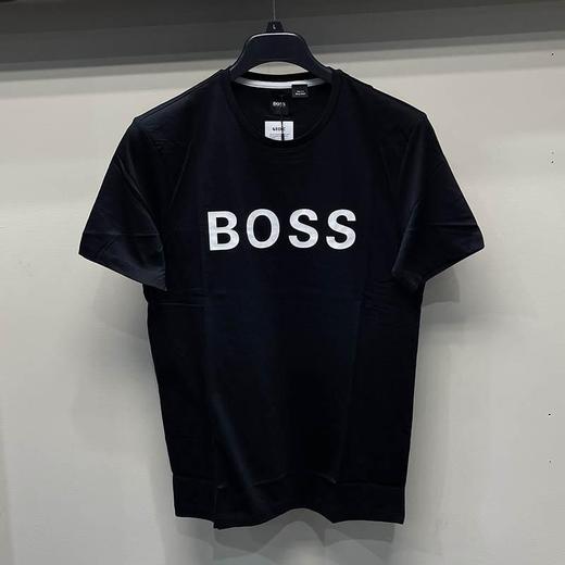 夏季新款  Hugo Boss 黑标男士简约休闲百搭圆领短袖T恤 商品图2