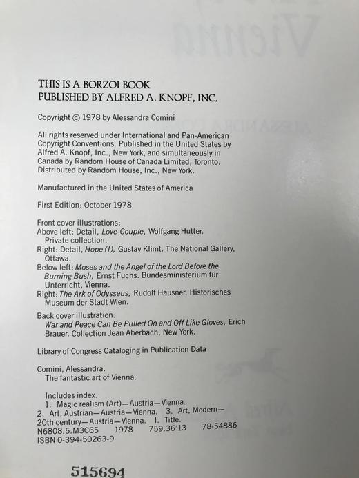 维也纳艺术图集 66幅插图 精装大16开 商品图4