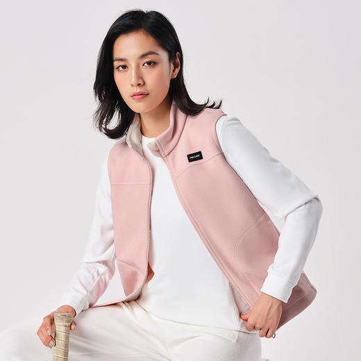 伯希和户外抓绒马甲新款秋冬男女加厚保暖双面摇粒绒背心外套绒衣 商品图1