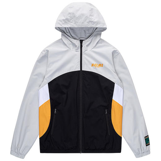 卡尔美男子秋季新款连帽休闲运动外套开衫卫衣6136WT1032 商品图0