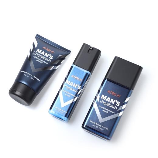 MMT 泰国ATREUS男士清透3件套装洁面乳120g+保湿水180ml+保湿乳120ml 商品图5