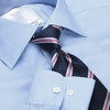 高唯男士白/蓝小斜纹DP工艺全免烫法式/英式高领衬衫 商品缩略图4