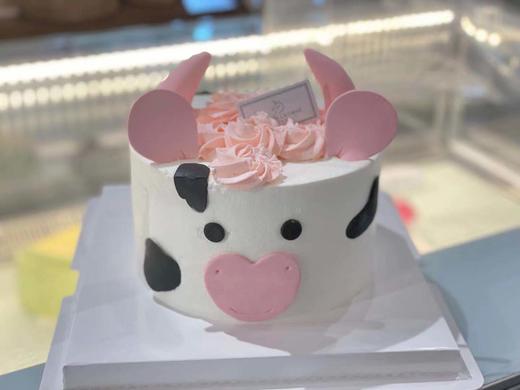 奶牛翻糖奶油蛋糕 商品图0