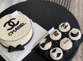 香奈儿系列纸杯蛋糕