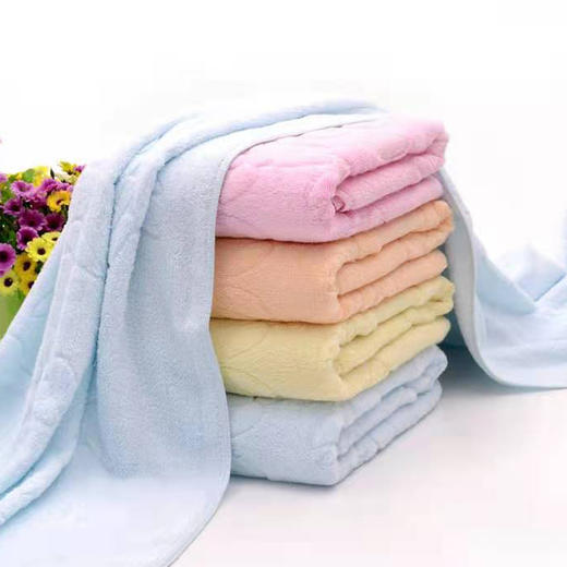 珊瑚绒毛浴巾组合 舒享好眠！快速回弹支撑，长久不易变形 3秒瞬吸 5分速干 远离掉毛困扰 商品图3