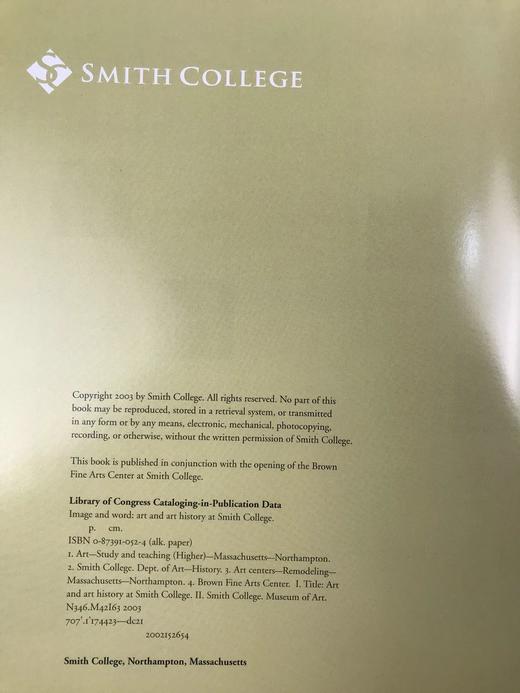 史密斯学院的艺术与艺术史 数百幅插图 精装大16开 商品图4