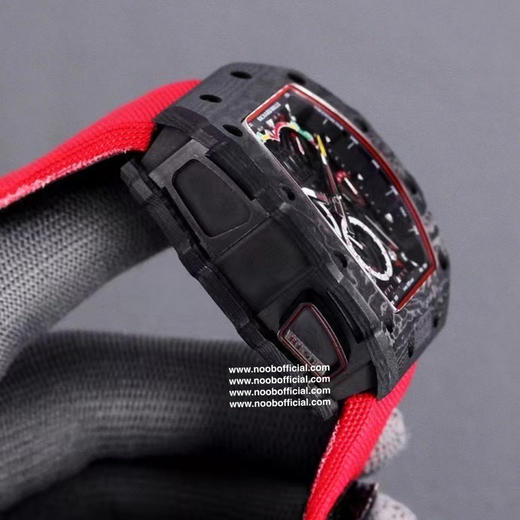 RichardMille理查德•米勒  (腕表型号: RM50-03，迈凯轮)艺术提升了全新层次，碳纤维壳套  美的纹路  的做工！🔱搭载大日历 多功能全自动机械机芯 商品图5