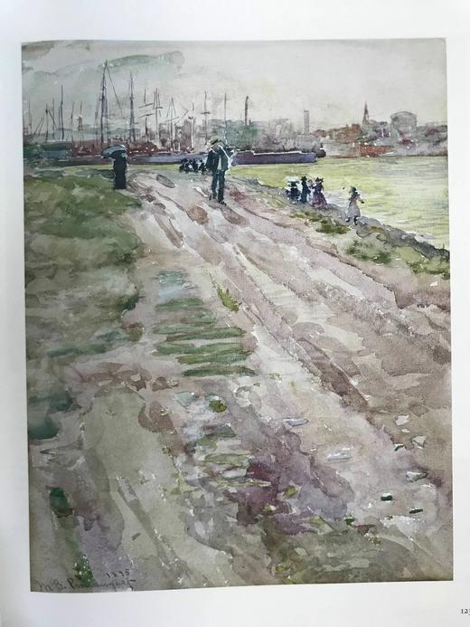 二百年美国绘画与胡德艺术博物馆水彩画集 82幅彩色270幅黑白插图 平装大16开 商品图14