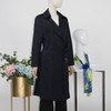 FOCALS福柯斯春秋新款羊毛混纺过膝中长款外套风衣F2YCF607B7 商品缩略图1