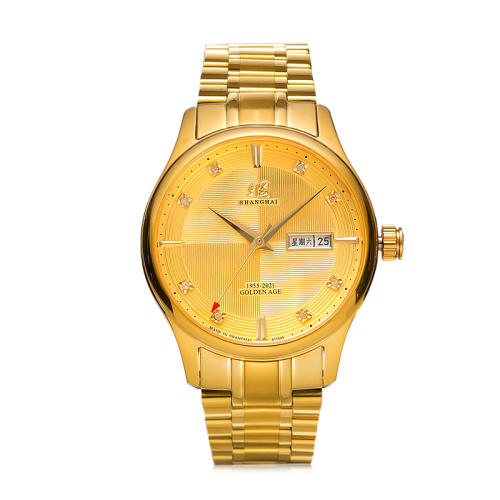 上海牌金色年华66周年钻石腕表货号131420