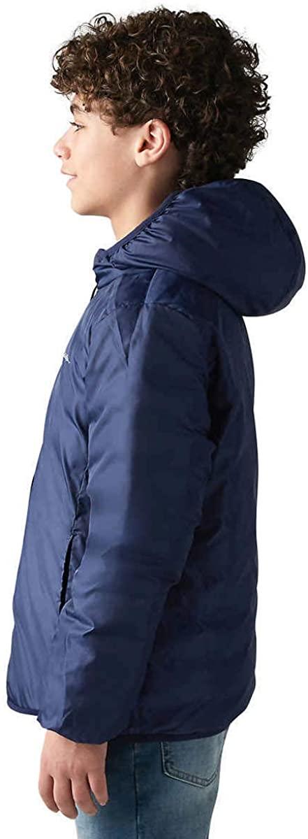 EB童装 双面穿 大童青少年渐变色75%鸭绒 连帽羽绒服 Z-7682 商品图6