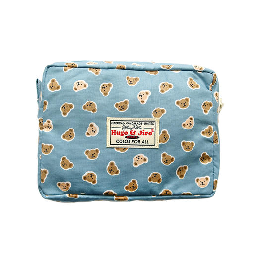 HUJI祤集Motley收纳包插画猫猫和熊熊 商品图5