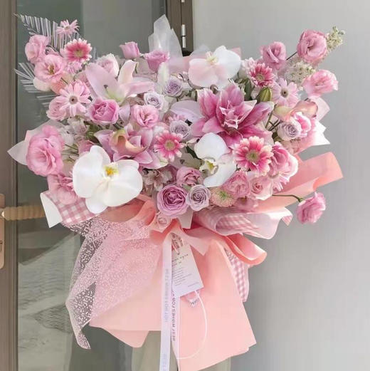 《蝶希》-浪漫蝴蝶兰花束 商品图0