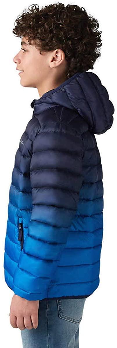 EB童装 双面穿 大童青少年渐变色75%鸭绒 连帽羽绒服 Z-7682 商品图2