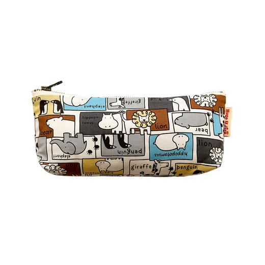 HUJI祤集笔袋插画动物单词 商品图0