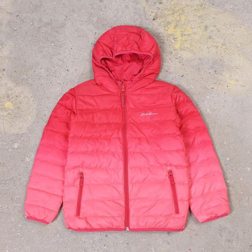 EB童装 双面穿 大童青少年渐变色75%鸭绒 连帽羽绒服 Z-7682 商品图13