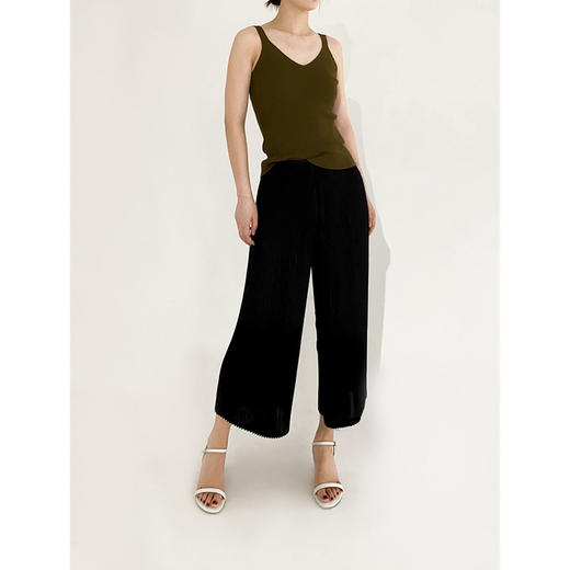 福利款丨三宅一生客供面料 褶皱高腰阔腿裤#FW2107 商品图6