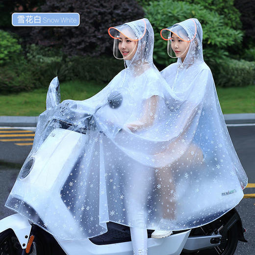 TZW-雨衣电动车单双人雨衣男女成人摩托电瓶车雨披 商品图7
