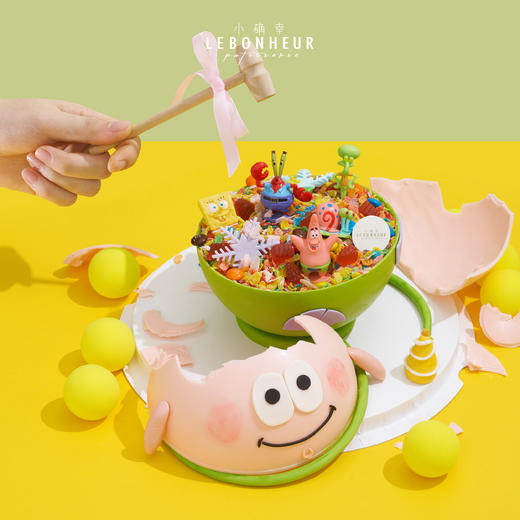 敲敲乐系列  “敲” 派大星 · 奶油蛋糕 商品图1