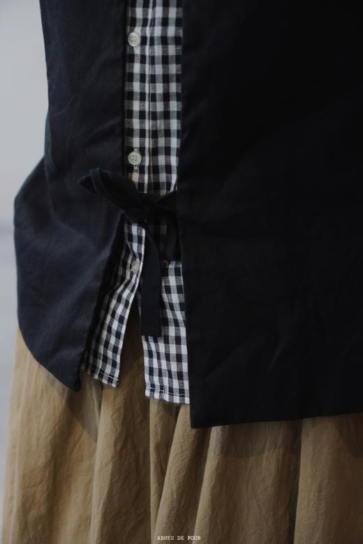 ROBE de PEAU复古白/黑色2ways马甲 商品图10