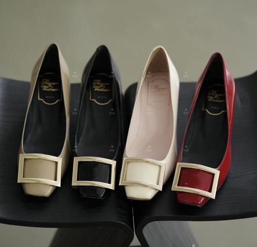  渠道货  RV方扣香蕉跟单鞋  4.5cm中跟 商品图3