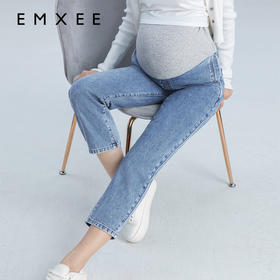 嫚熙高腰老爹裤秋冬装外穿烟管牛仔长裤