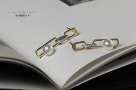 缀玉连珠 | 设计耳钉