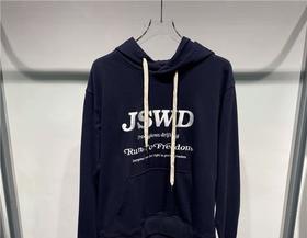 311106010 坚持我的/jasonwood男款 2021年秋季新品 刺绣连帽卫衣
