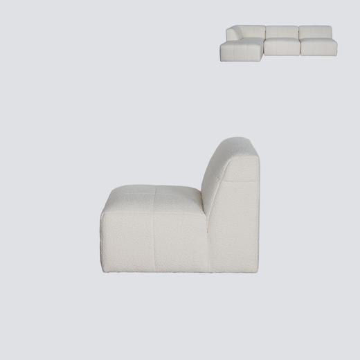 NS家居ns furniture软包布艺转角组合沙发NSSF-5407-05/NSSF-5407-49L 商品图4