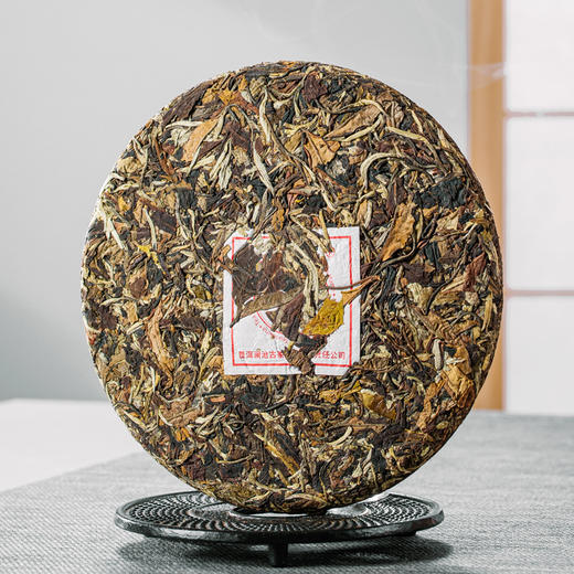 澜沧古茶2021年茶妈妈高山贡眉大饼云南白茶饼茶叶357g盒包装 商品图1