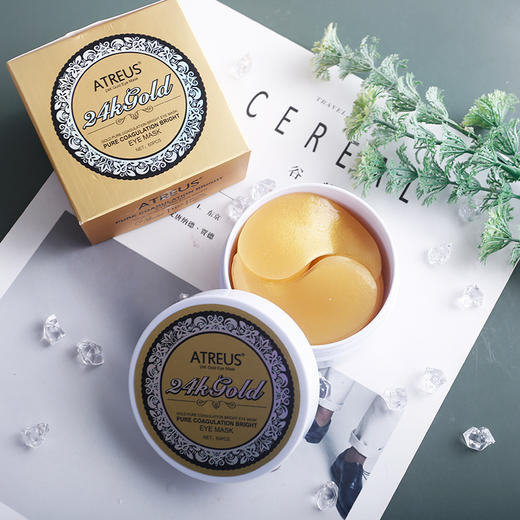 【中欧班列精选】泰国ATREUS 24K黄金眼膜MMT 商品图0