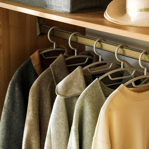 FaSoLa多功能晾衣架家用阳台成人挂衣收纳无痕防滑干湿两用撑衣架 商品图2