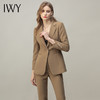 IWY/卡其色气质高端西装套装女长袖修身一粒扣总裁正装面试工作服CP11378 商品缩略图1
