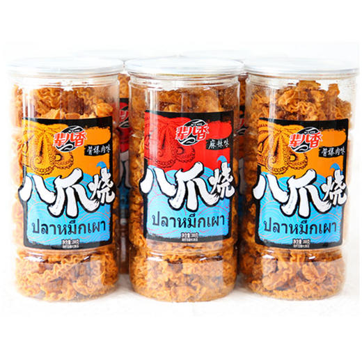 【6.5元/桶】辈儿香酱爆肉/香辣味八爪烧膨化200g 商品图0