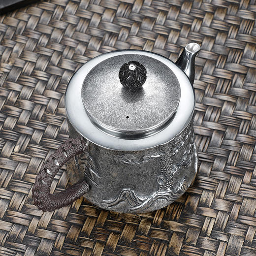 【迎客松】纯银茶具套装茶壶公道杯摆件茶杯摆件【YMT019】【YMT020】【YMT021】2109 商品图4