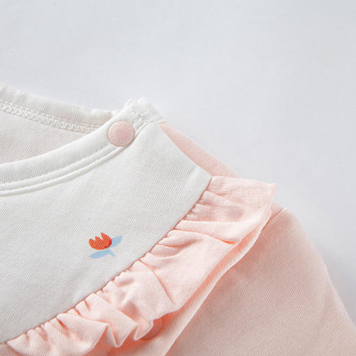 英氏21秋女宝居家服爬服哈衣连体衣YZJAJ31014A 商品图2