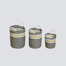 NS家居nsfurniture进口手工藤制储物篮筐-NSDE-3234L/M/S