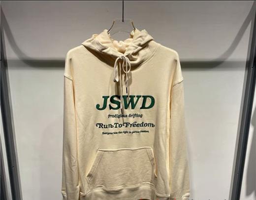 311106010 坚持我的/jasonwood男款 2021年秋季新品 刺绣连帽卫衣 商品图3