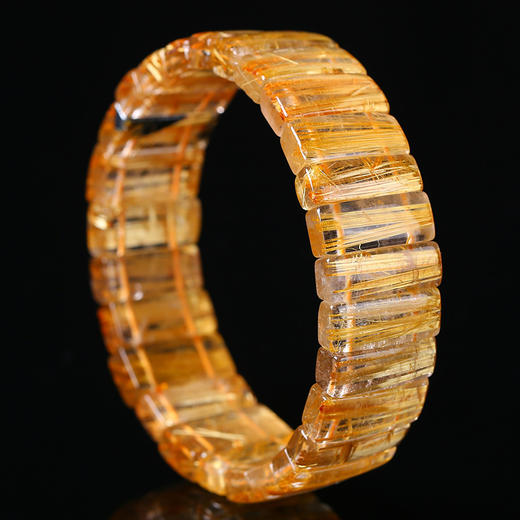 天然发晶手排钛晶手串 商品图2